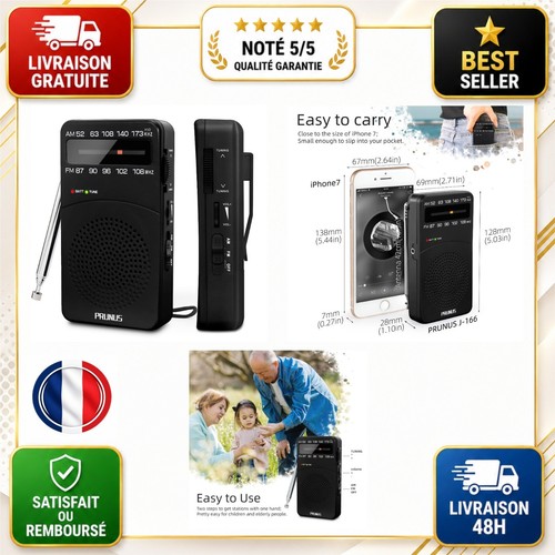 Radio portable prunus - radio, j-166
