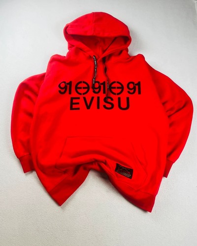 Pull hoodie evisu coton - hoodie,