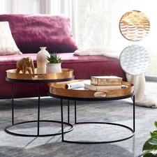 FineBuy Table d'appoint Lot de