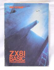Vintage Sinclair ZX81 Basic
