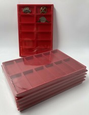 LOT 10 BOX PLATEAUX EN FEUTRINE AVEC COUVERCLES POUR MEDAILLES - DECORATIONS