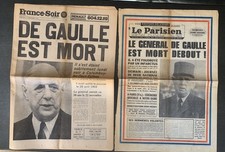 Lot  1 Journal & 1 Une D’un