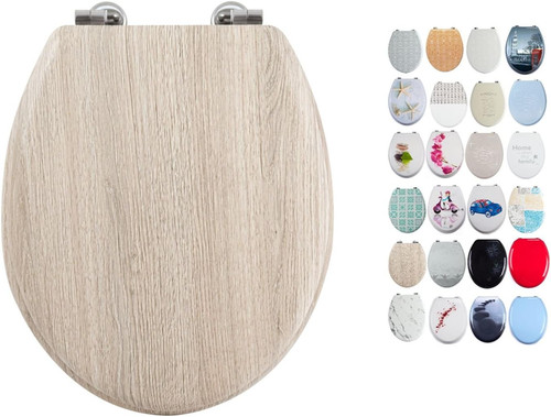 Abattant mdf effet bois - abattant,