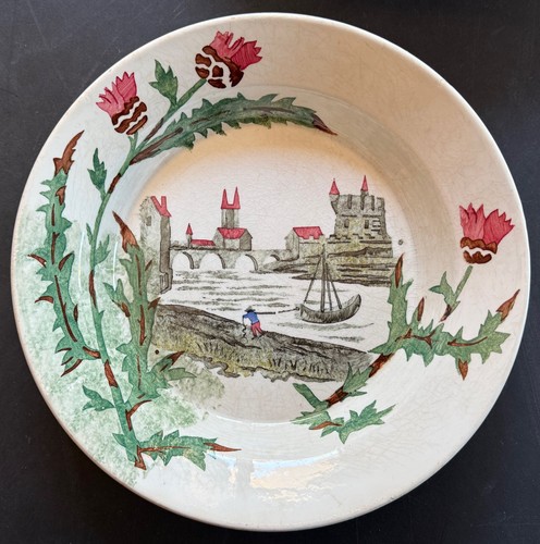 Coupe ancienne gien porcelaine - coupe,