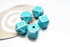 Perles en bois naturel