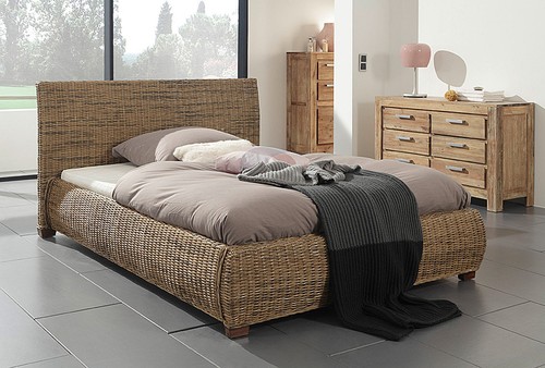 Meuble wolf lit rotin - meuble,