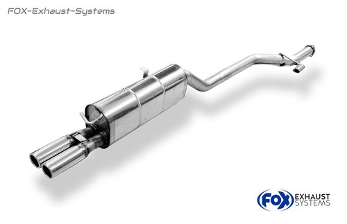 Inox échappement sport - inox, avec