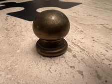 bouton boule bronze massif