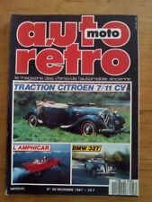 auto rétro N°88 1987 Traction cabriolet Amphicar BMw 327 maserati indy fiat 600