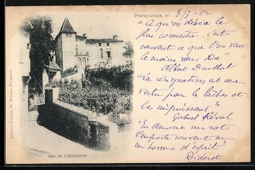 Cpa périgueux rue - cpa, de