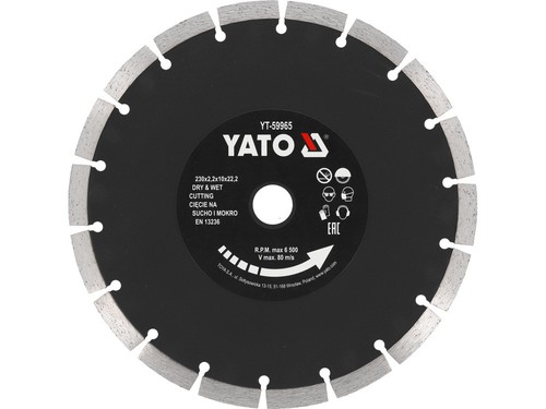 Disque diamant 230mm 10mm - diamant,