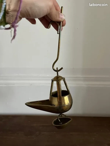 Ancienne lampe huile en - lampe,