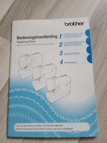 Brochure mode emploi machine - mode,