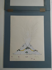 Pochoir print. Charles Martin 1912 Hat catalogue Marcelle Demay