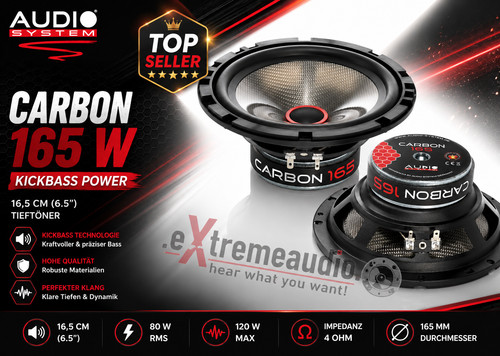 Audio system carbon - system, 16,5
