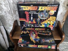 Ancien Jouets Jeu DOMINO EXPRESS 2 Boîtes Vintage #A794