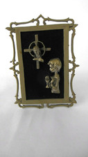 small tin child prayer frame