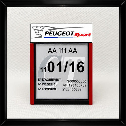 Porte vignette sticker - porte, ct.