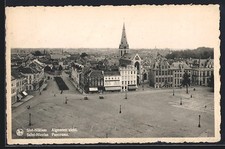 Old postcard Saint-Nicolas, general view with street view 1949 