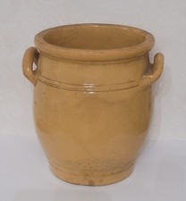 ancien pot à graisse en terre