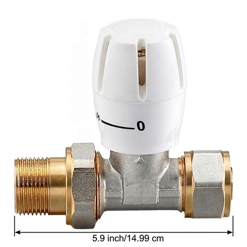 Vanne thermostatique droite