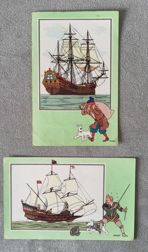 Tintin lot chromos voir - lot,