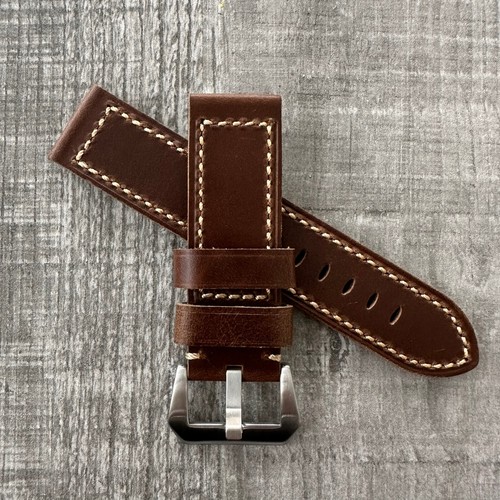 24mm montre cuir - montre, marron