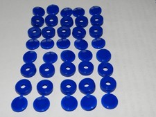 20 CACHE BLEU RIVET VIS PLAQUE