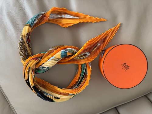 écharpe carrée hermes orange - Écharpe,