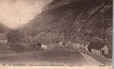 Old postcard 38 - machines (Isère) - 17. Route de Grenoble au Villard-de-Lans