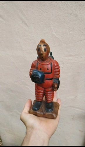 Statuette tintin causmonaute - statuette,
