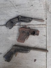 Lot 3 Jouets anciens Pistolets A Bouchons Fléchettes 