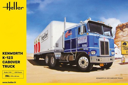 Kenworth 123 cabover truck - kenworth, k-123