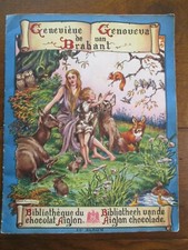 GENEVIEVE DE BRABANT  ALBUM D'IMAGES BILINGUE CHOCOLAT AIGLON