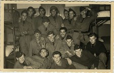 ANTIQUE PHOTO - VINTAGE SNAPSHOT - MILITARY CHAMBERED AIR ARMY MAGHREB ROOM