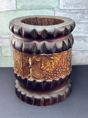 Vintage carved wood - wood, and