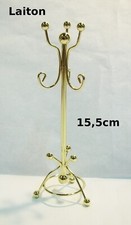 porte manteau en laiton miniature maison de poupée, vitrine, meuble hall