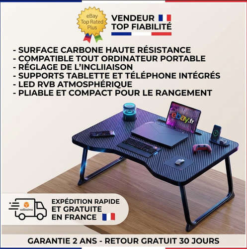 Bureau lit pliant pour pc - lit,