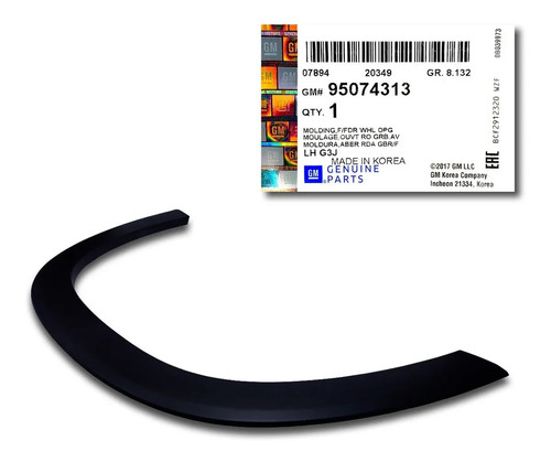 Molding front fender lh - gm,