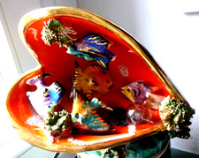 LAMPE VINTAGE FORME COQUILLAGE