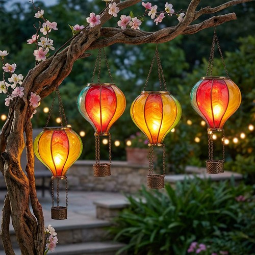 Lampe solaire suspendue bulle - solaire,