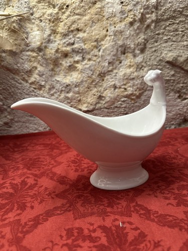 Sauciere porcelaine blanche - sauciere,