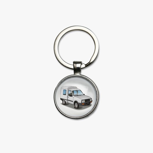 Porte clés citroën c15 - c15, blanc
