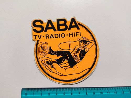 Autocollant adesivo saba - saba, tv