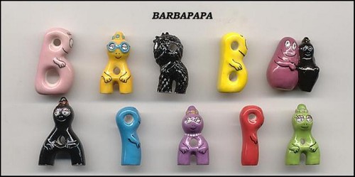 Barbapapa lettres rare set - barbapapa,