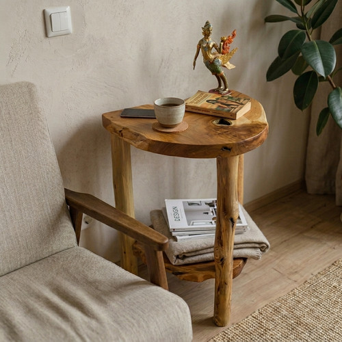 Table appoint teck - table, d’appoint