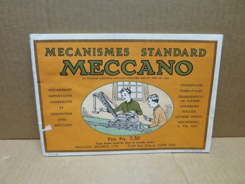 Meccano mécanismes standard - mécanismes,