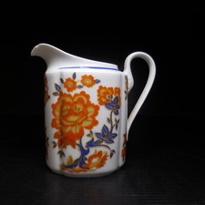 N24.120 Scherzer Bavaria Germany pichet lait porcelaine art nouveau blanc fleur