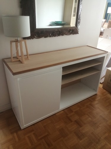 Meuble blanc laque et - laque,
