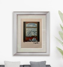 René Magritte, Original Hand-signed Lithograph with COA & Appraisal of $3,500&-#